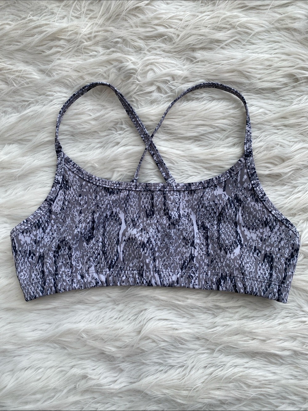 Beyond Yoga | Snake Print Strappy Sports Bra